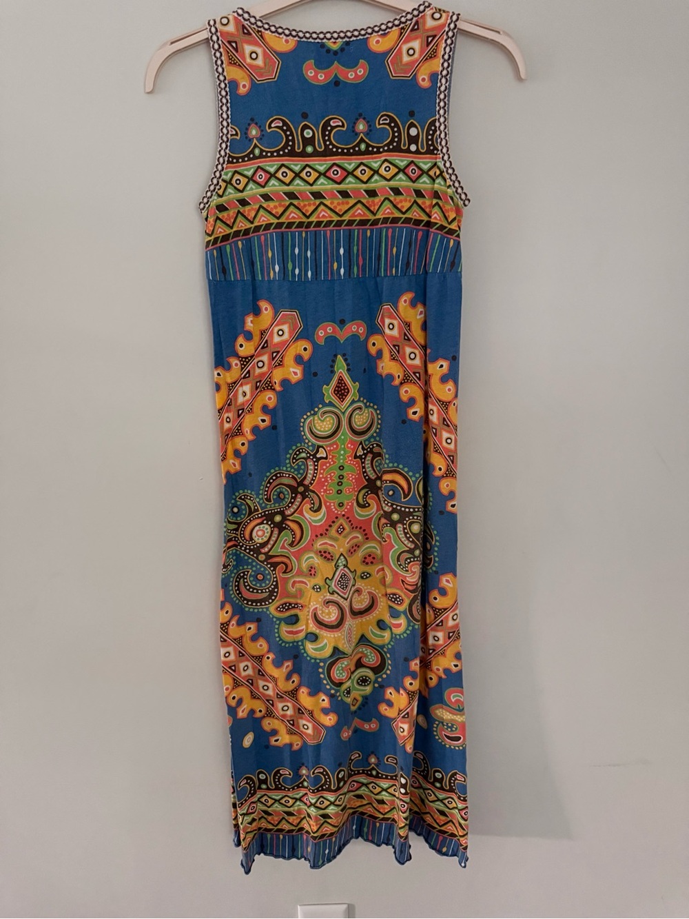 Lucky Brand Y2K Boho Midi Dress Sleeveless Size Small - Picture 2 of 6